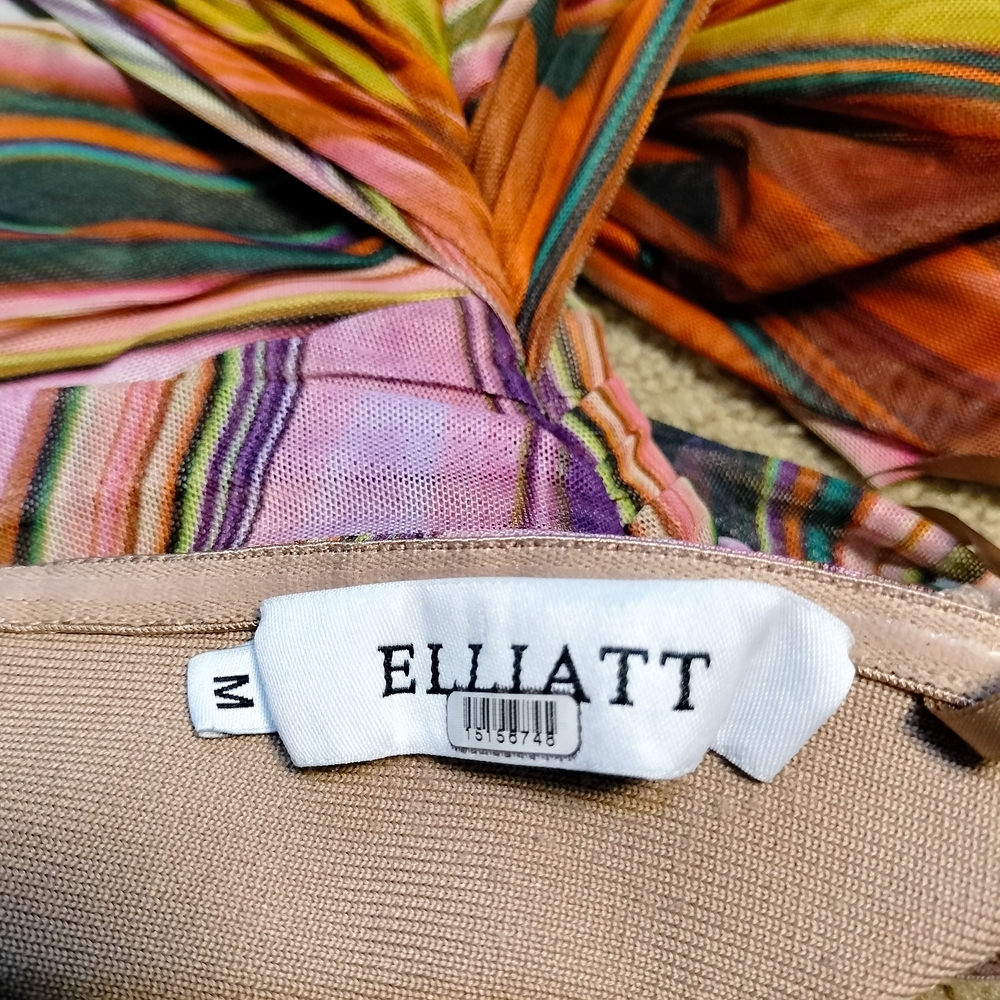 Elliatt Multicolor Whimsical Strapless Nala Dress Size Med. - Picture 8 of 9